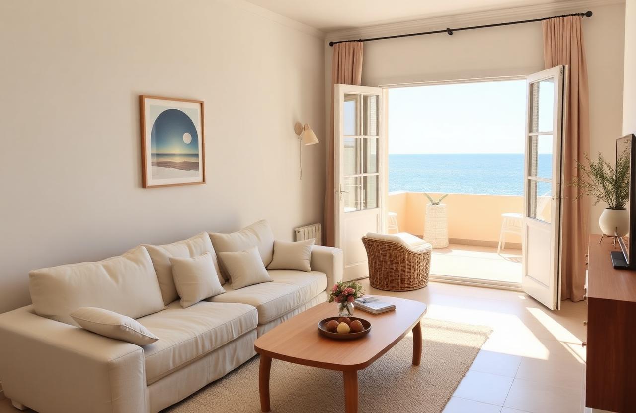 Stijlvol Mediterraans vakantieappartement met zeezicht